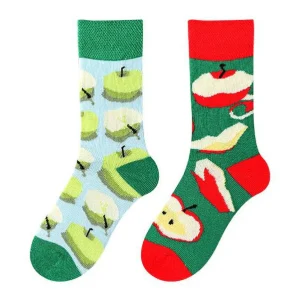Chaussettes Dépareillées Enfant Pommes