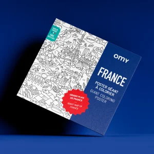 France - Poster géant à colorier